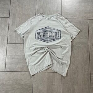 MV Sport Northern Arizona University Graphic Tee Gray Shirt 21x27